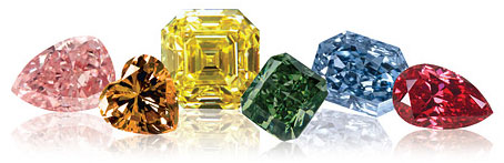 Fancy coloured diamonds