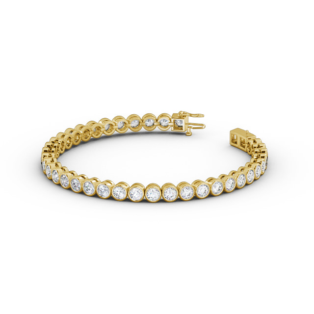 Graduated Diamond Bracelet in 18K Gold – Luxe VVS Jewelers