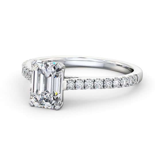 Emerald Cut Diamond Engagement Rings | Angelic Diamonds