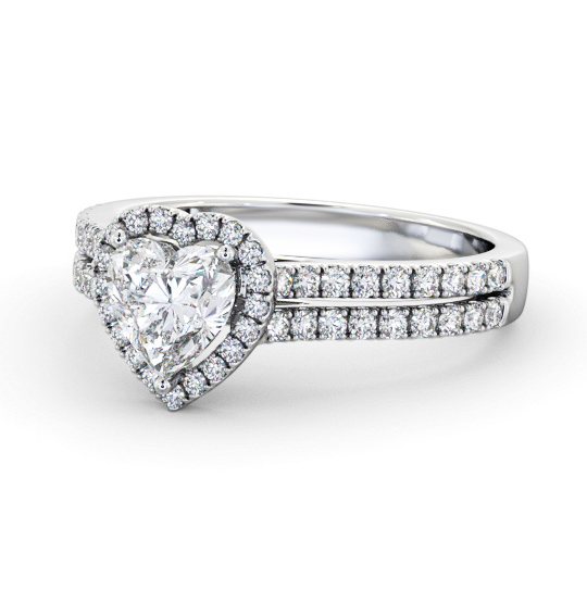 Heart Shaped Diamond Engagement Rings | Angelic Diamonds