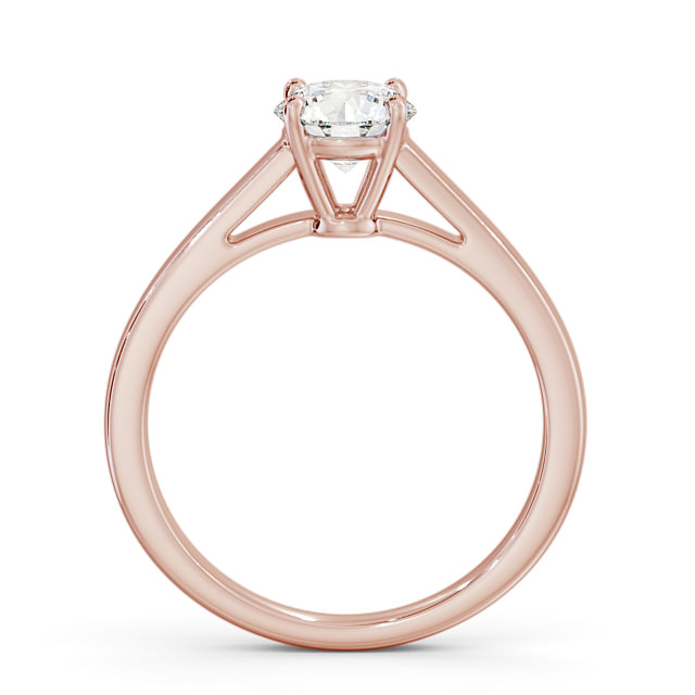 Round Diamond Engagement Ring 18K Rose Gold Solitaire - Kendal ...