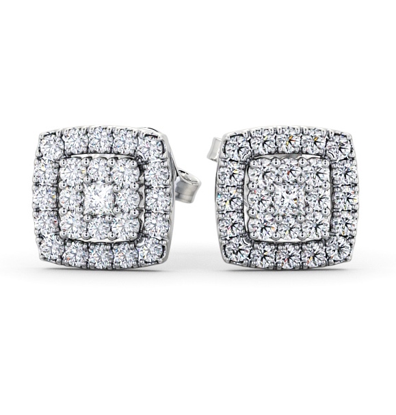 Diamond Cluster Earrings | Angelic Diamonds