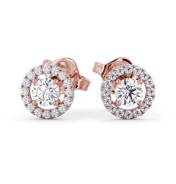Rose Gold Diamond Earrings | Angelic Diamonds