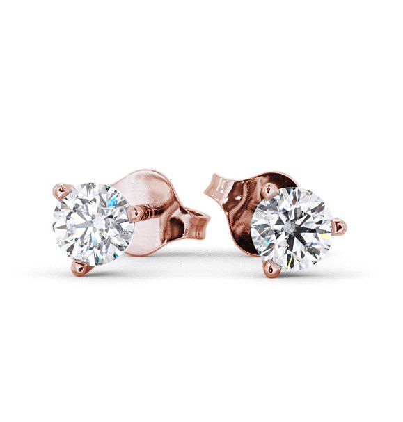 Rose Gold Diamond Earrings | Angelic Diamonds