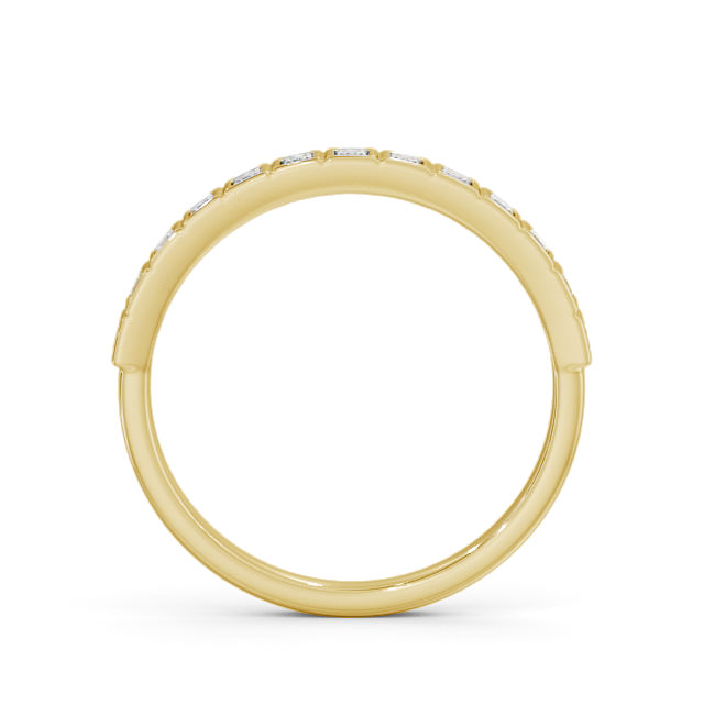 Half Eternity Princess Diamond Ring 18K Yellow Gold - Atterby | Angelic ...
