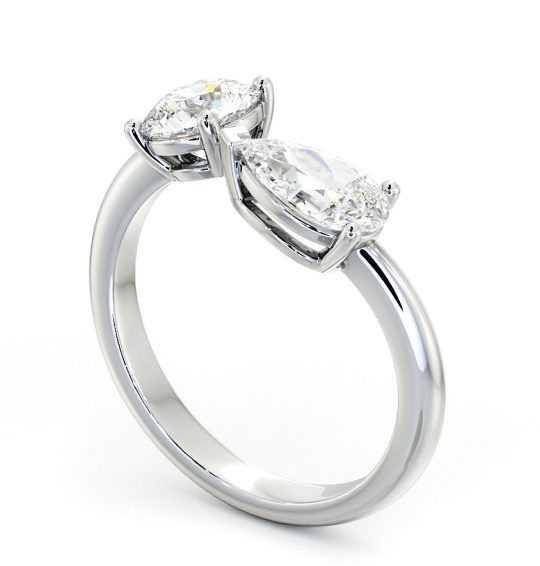 18K White Gold Toi et Moi Ring with Pear and Round Diamonds tw1_wg_thumb1 