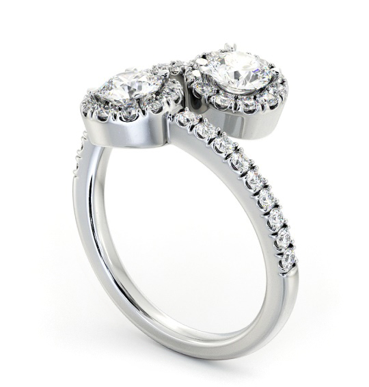 Round Shape Toi et Moi Diamond Halo Ring in 18K White Gold tw20_wg_thumb1 