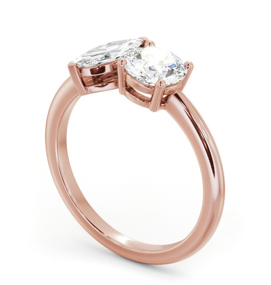 Marquise and Round Shape Toi et Moi Diamond Ring in 18K Rose Gold tw7_rg_thumb1