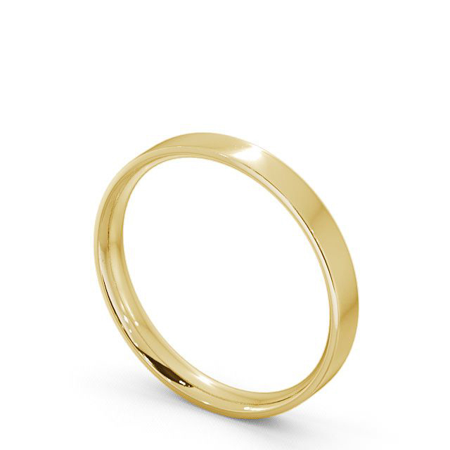 Low Dome Comfort Fit Wedding Ring in 18k Yellow Gold (6mm)